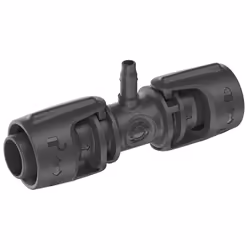 Gardena T-Joint, Connecteur de raccords, Système d'irrigation goutte-à-goutte, Plastique, Noir, Mâle/Mâle, 1 pièce(s)