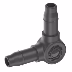 Gardena L-Joint, Connecteur de raccords, Système d'irrigation goutte-à-goutte, Plastique, Noir, Mâle/Mâle, 4.6 mm