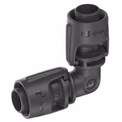 Gardena 13202-20, Raccord de tuyau, Système d'irrigation goutte-à-goutte, Plastique, Noir, 13 mm, 1 pièce(s)