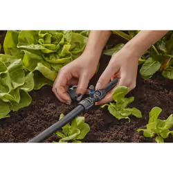 Gardena 13322-20 arroseur Système d'aspersion d'eau circulaire Plastique Noir