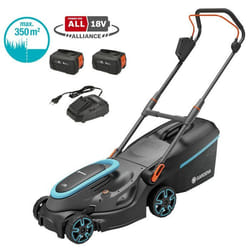 Gardena 14638-20 tondeuse à gazon Tondeuse à gazon poussée Batterie Noir, Vert