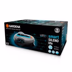 Gardena 19703-72 tondeuse à gazon Tondeuse à gazon robot Batterie Noir, Acier inoxydable