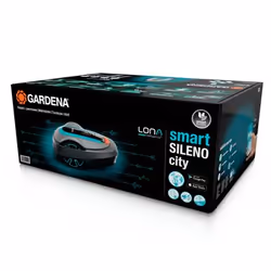 Gardena 19601-72 tondeuse à gazon Tondeuse à gazon robot Batterie Noir, Acier inoxydable