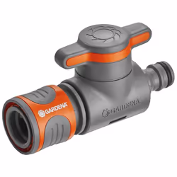 Gardena Regulator Valve, Valve, Système d'irrigation goutte-à-goutte, Plastique, Gris, Orange, Mâle/Femelle, 1 pièce(s)
