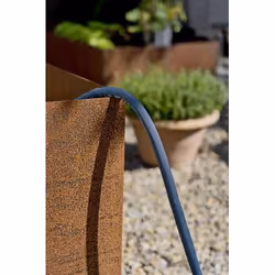 Gardena Liano tuyau d'arrosage 15 m Au-dessus du sol Polyvinyl chloride (PVC), Textile Noir, Bleu, Gris