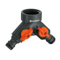 Gardena 938-20 raccord des tuyaux d'eau Noir, Orange 1 pièce(s)