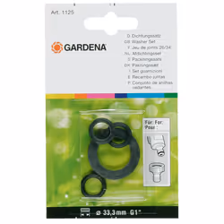 Gardena 1126-20, Joint de coupure au jet d'eau, Anneau, Noir, Gardena 900-50, 2900-20