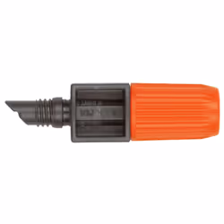 Gardena Micro Drip Adjustable Endline Drip Head, Noir, Orange, Plastique