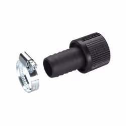 Gardena Adaptateur pour tuyau d'aspiration 25 mm (1), Connecteur de tuyau, Noir