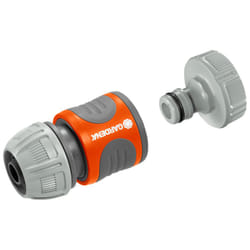 Gardena 1750-20 raccord des tuyaux d'eau Connecteur de tuyau Gris, Orange 2 pièce(s)