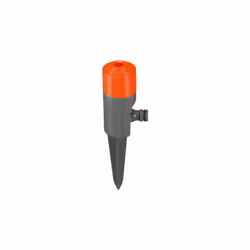 Gardena Asperseur Fox Classic, Système d'aspersion d'eau circulaire, 100 m², Gris, Orange