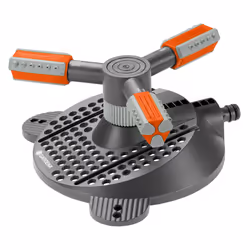 Gardena Arroseur circulaire Mambo Comfort, Système d'aspersion d'eau circulaire, 310 m², Noir, Orange
