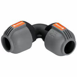 Gardena Coude 25 mm, Noir, Gris, Orange