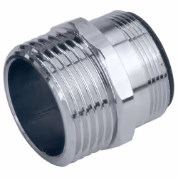 Gardena 2910-20, Raccords de tuyaux, Mâle/Mâle, Acier inoxydable, Argent