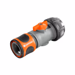 Raccord régulateur 19 mm (3/4") - GARDENA Description Idéal pour changer d'accessoires Le raccord régulateur GARDENA permet u ...