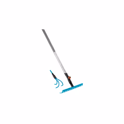 Gardena 3004-20, Râteau de jardin, Noir, Bleu, Acier inoxydable, 30 cm
