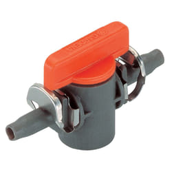 Gardena Micro Drip Shut-Off Valve 4.6 mm (3/16") Plastique Gris, Orange