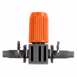 Gardena Goutteur en ligne réglable, Montage en ligne, 20 l/h, Gris, Orange