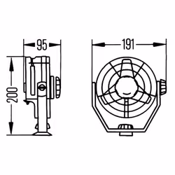 Pulseur d'air habitacle HELLA 8EV 003 361-011