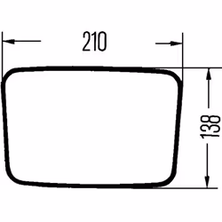 Rétroviseur extérieur HELLA 8SB 003 609-061