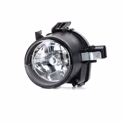 Projecteur antibrouillard; HELLA; transparent rond gauche, droit avec ampoule avec serre-flan; 0093609, E18390, Rallye1000, 4 ...