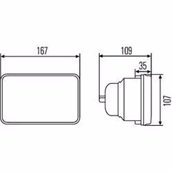 Projecteur longue portée HELLA 1KB 003 177-061 - Vue supplémentaire 5