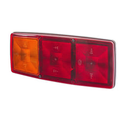 HELLA 2SE 003 167-031 Feu arrière gauche P21W, R10W noir 12, 24 sans ampoules avec joint d'étanchéite, avec porte-lampe