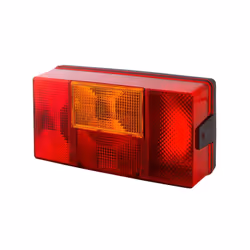 Feu arrière; HELLA; droit rouge/jaune noir pour remorques, sans ampoules; 16005189, E139385, K615150, 1084109, 1134583