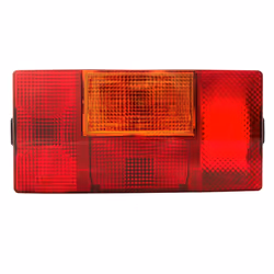 HELLA 2SD 006 040-141 Feu arrière droit rouge/jaune noir pour remorques, sans ampoules