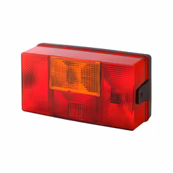 Feu arrière; HELLA; gauche rouge/jaune noir pour remorques, sans ampoules; E139385, K615149, 1084110, 1134582, 280590280