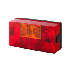 HELLA 2SD 006 040-131 Feu arrière gauche rouge/jaune noir pour remorques, sans ampoules