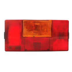 HELLA 2SD 006 040-131 Feu arrière gauche rouge/jaune noir pour remorques, sans ampoules