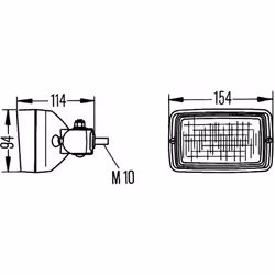 Lampe de travail HELLA 1GA 006 875-001 - Vue supplémentaire 4