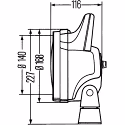 Lampe de travail HELLA 1G4 003 470-001 - Vue supplémentaire 4