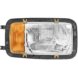 HELLA 1LH 002 658-511 Phares gauche T4W, P21W, H4 Halogène 12, 24 pour circulation à gauche MERCEDES-BENZ: MK