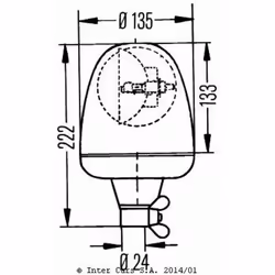 Gyrophare HELLA 2RL 006 846-001 - Vue supplémentaire 2