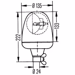 Gyrophare HELLA 2RL 006 846-001 - Vue supplémentaire 9
