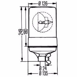 Gyrophare HELLA 2RL 004 957-111