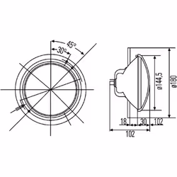 Projecteur principal HELLA 1A3 003 370-041 - Vue supplémentaire 5