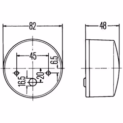 Feu clignotant HELLA 2BE 003 185-031