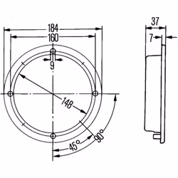 Éclairage intérieur HELLA 2JA 005 590-001