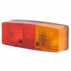 Feu arrière; HELLA; droit rouge/jaune, blanc noir sans ampoules; pour FENDT; 183410776, E122831, E153253, 3260613760, 3620613 ...