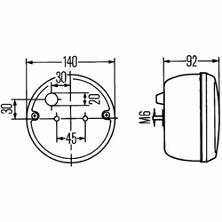 Feu de recul HELLA 2ZR 001 423-001