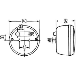 Feu de recul HELLA 2ZR 001 423-001