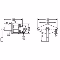 Coupe-batterie HELLA 6EK 001 559-001