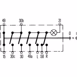 Interrupteur de signal de détresse HELLA 6HF 002 372-041 - Vue supplémentaire 4