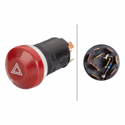 Interrupteur de signal de détresse HELLA 6HF 003 916-031