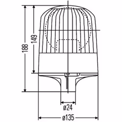 Gyrophare HELLA 2RL 007 551-001