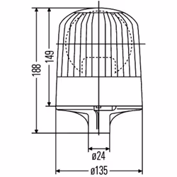 Gyrophare HELLA 2RL 007 551-011