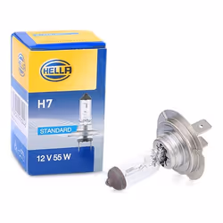 Ampoule, projecteur longue portée; HELLA; H7 12 55 PX26d 3300 Halogène Vérifié par la CEE; pour VOLKSWAGEN, PEUGEOT, CITROËN, ...